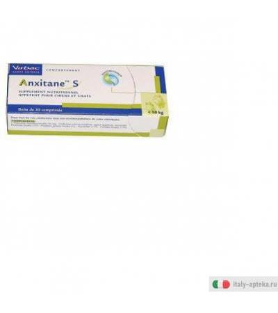 Virbac Anxitane S Integratore Antistress cani e gatti 30 Compresse