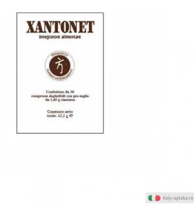 xantonet integratore alimentare con fibra di avena, che favorisce l'aumento della massa fecale,