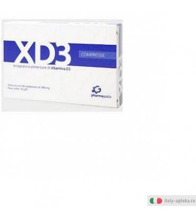 xd3 integratore di vitamina d3 (colecalciferolo). la vitamina d3 stimola l&rsquo;assorbimento