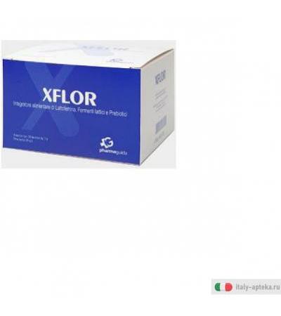 xflor integratore alimentare di probiotici, prebiotici e lattoferrina. contiene 13 miliardi di