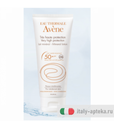Avene Solare Latte Schermo minerale SPF50+ 100 ml