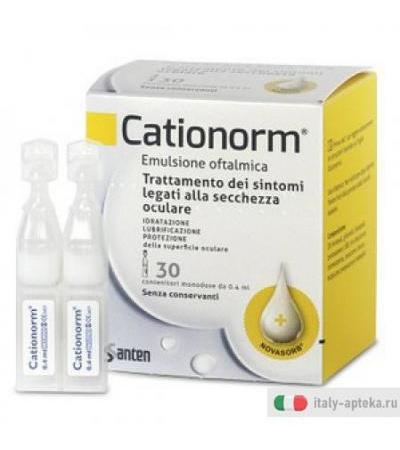 Cationorm Gocce 0,4ml 30monod