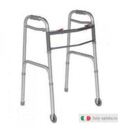 Deambulatore C/ruote Fisse