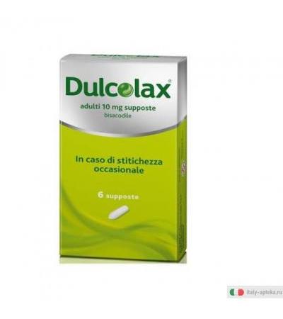 Dulcolax adulti 6 supposte 10mg