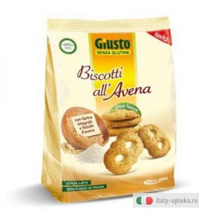 Giusto S/g Bisc Avena 250g