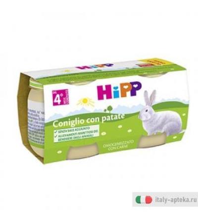Hipp Omog Coniglio C/pat 2x80g