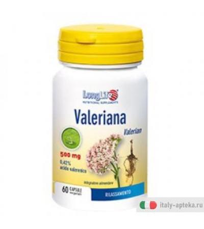 Longlife Valeriana 60cps 500mg