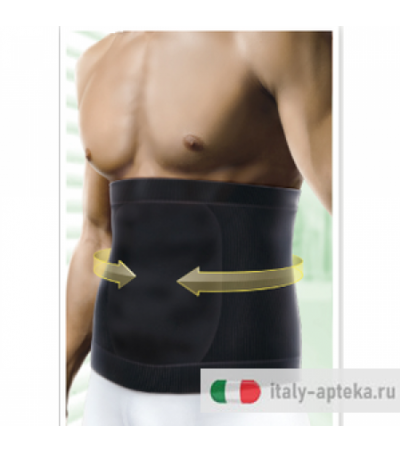 Lytess Fascia Addominale Uomo S/M Nero