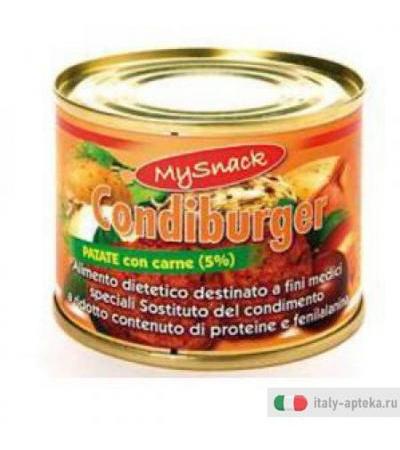 My Snack Condiburger Pat+carne