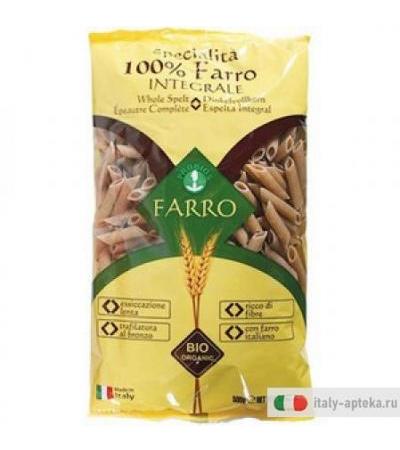 Pas Farro Integ Penne Riga500g