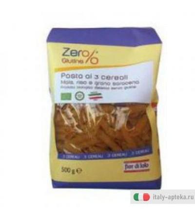 Penne 3cereali S/glut Bio 500g