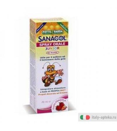SANAGOL Spray Junior con PROPOLI ed ERISIMO 20ml