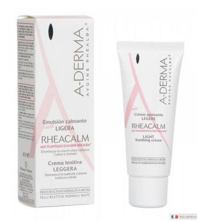 A-Derma RHEACALM crema lenitiva Leggera.