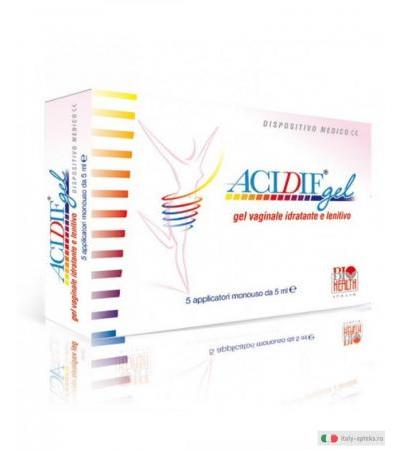 Acidif Gel vaginale idratante e lenitivo 5 applicatori