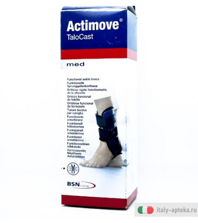 Actimove Talocast Cavigliera bivalve rigida sinistra