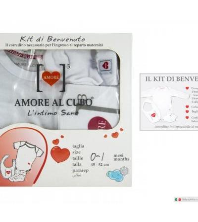 Amore al Cubo L'intimo Sano Kit di Benvenuto Inverno 0-1m