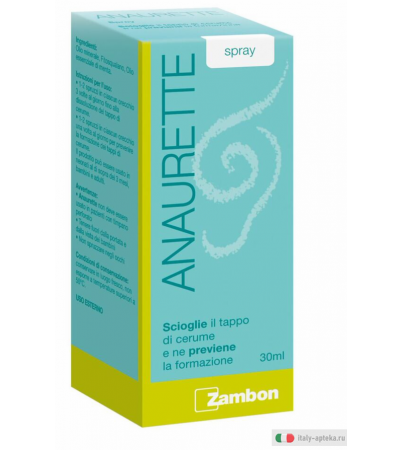 Anaurette spray benessere del canale uditivo 30ml