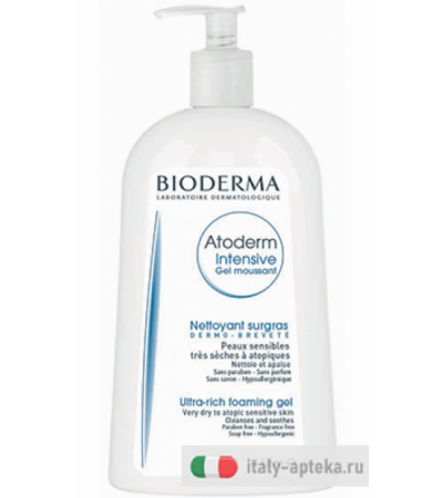 Atoderm Intensive Gel Mousssant gel detergente quotidiano 1Litro