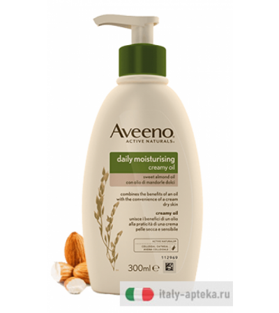 Aveeno Daily Moisturising Crema Olio Idratante cremosa 300ml
