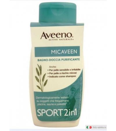 Aveeno Micaveen bagno-doccia purificante sport2in1 300 ml