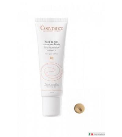 Avene Couvrance Fondotinta Correttore Fluido 2.5 Beige pelli sensibili SPF20 30ml