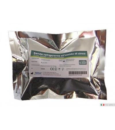 Benda Refrigerante all'Ossido di Zinco utile per i traumi sportivi 8x500cm