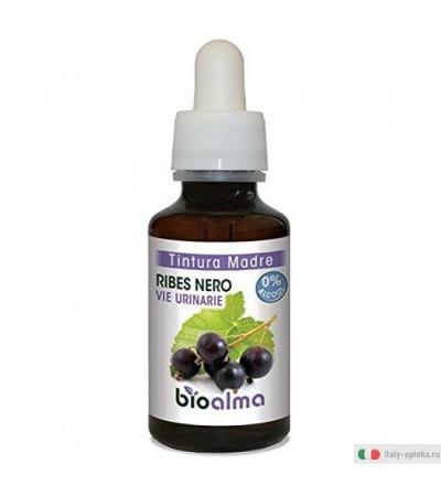 Bioalma Ribes Nero Tintura Madre integratore alimentare utile per le vie urinarie gocce 60ml