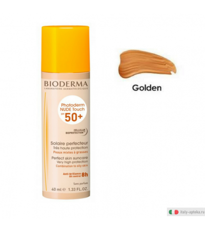 Bioderma Photoderm Nude Touch SPF50+ colore dorato 40ml