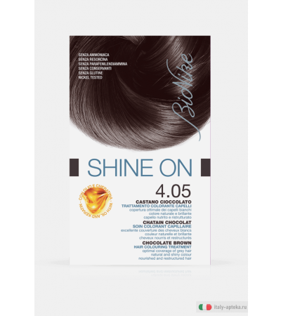 Bionike Shine On Trattamento colorante capelli 4.05 Castano Cioccolato