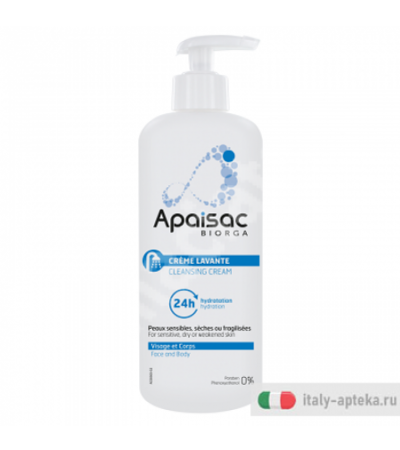 Biorga Apaisac Emulsione detergente idratante 400ml