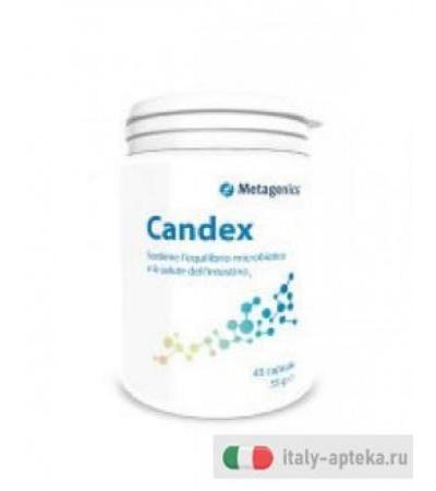 Candex Integratore Utile Per Riequilibrare L'ecositstema Intestinale 45 Capsule