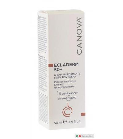 Canova Ecladerm SPF50+ crema uniformante per pelli con ipercromie 50ml