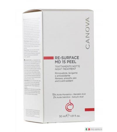 Canova Re-Surface MD15 Peel trattamento notte levigante e antiossidante 50ml