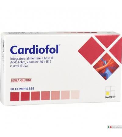 Cardiofol 30 compresse integratore alimentare funzionalità cardiovascolare