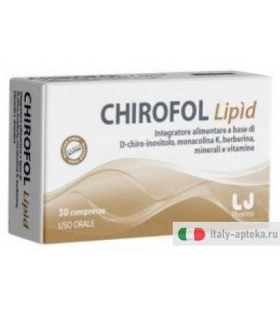 Chirofol Lipid Integratore Livello di colesterolo 30 Compresse