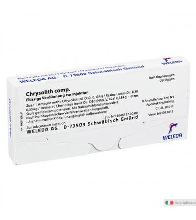 Chrysolith Comp Medicinale Omeopatico 8 Fiale