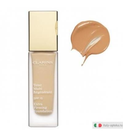 Clarins Paris Fondotinta Fluido Antietà 113 colore castagna 30ml