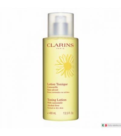Clarins Paris Lozione Tonica alla Camomilla per Pelle Normale o Secca 400ml