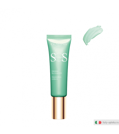 Clarins Paris SOS Primer Diminuisce il Rossore n. 04 Green 30ml