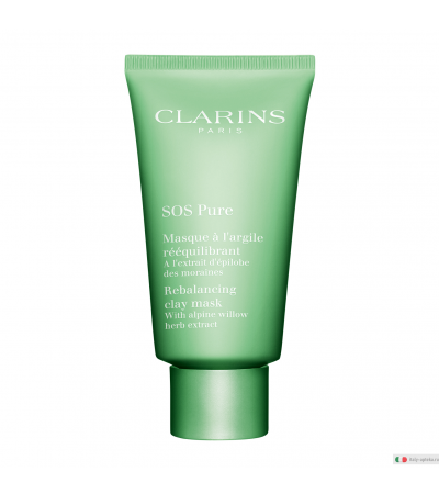 Clarins SOS Impurità - Maschera riequilibrante all'argilla 75ml