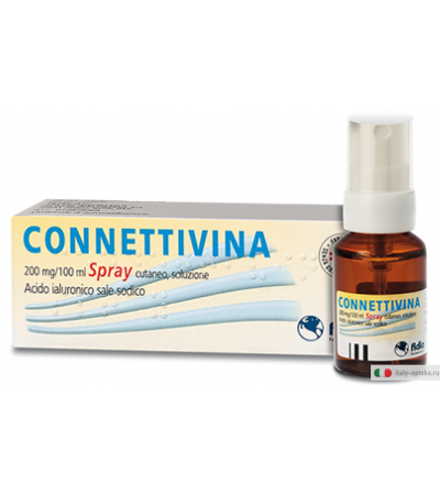 Connettivina Spray 200mg trattamento di ferite ed ulcerazioni 20ml