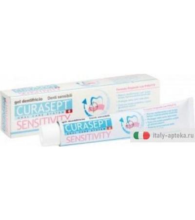 Curasept Sensitivity Gel Dentifricio denti sensibili trattamento quotidiano 75ml