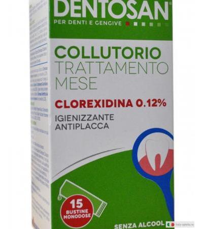 Dentosan collutorio trattamento mese 15 bustine monodose