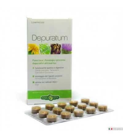 Depuratum integratore alimentare utile per la funzionalità digestiva ed epatica 30 compresse