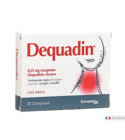 Dequadin contro il mal di gola 20 compresse
