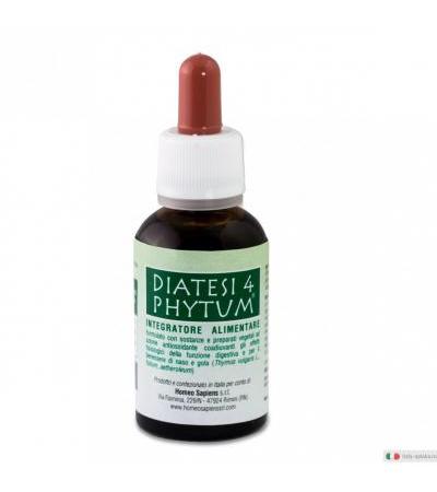 Diatesi 4 Phytum integratore alimentare utile per la digestione gocce 30ml