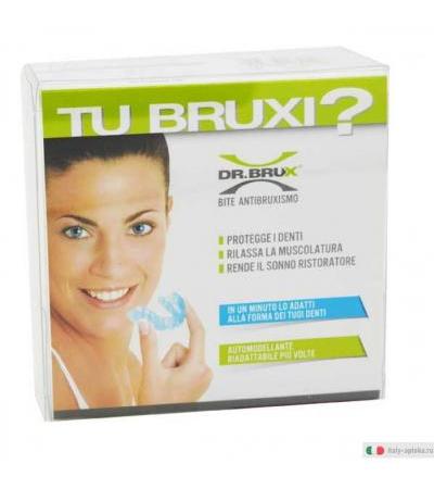 Dr Brux bite antibruxismo notte automodellante superiore trasparente