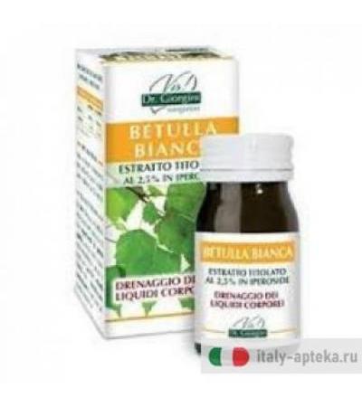 Dr. Giorgini Betulla Bianca Estratto Titolato integratore alimentare drenante 60 pastiglie