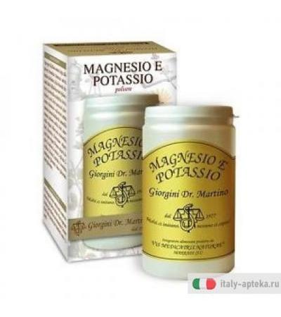 Dr. Giorgini Magnesio e Potassio Polvere integratore alimentare utile per ossa e denti 180g