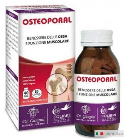 Dr. Giorgini Osteoporal integratore 80 Pastiglie da 1000 g